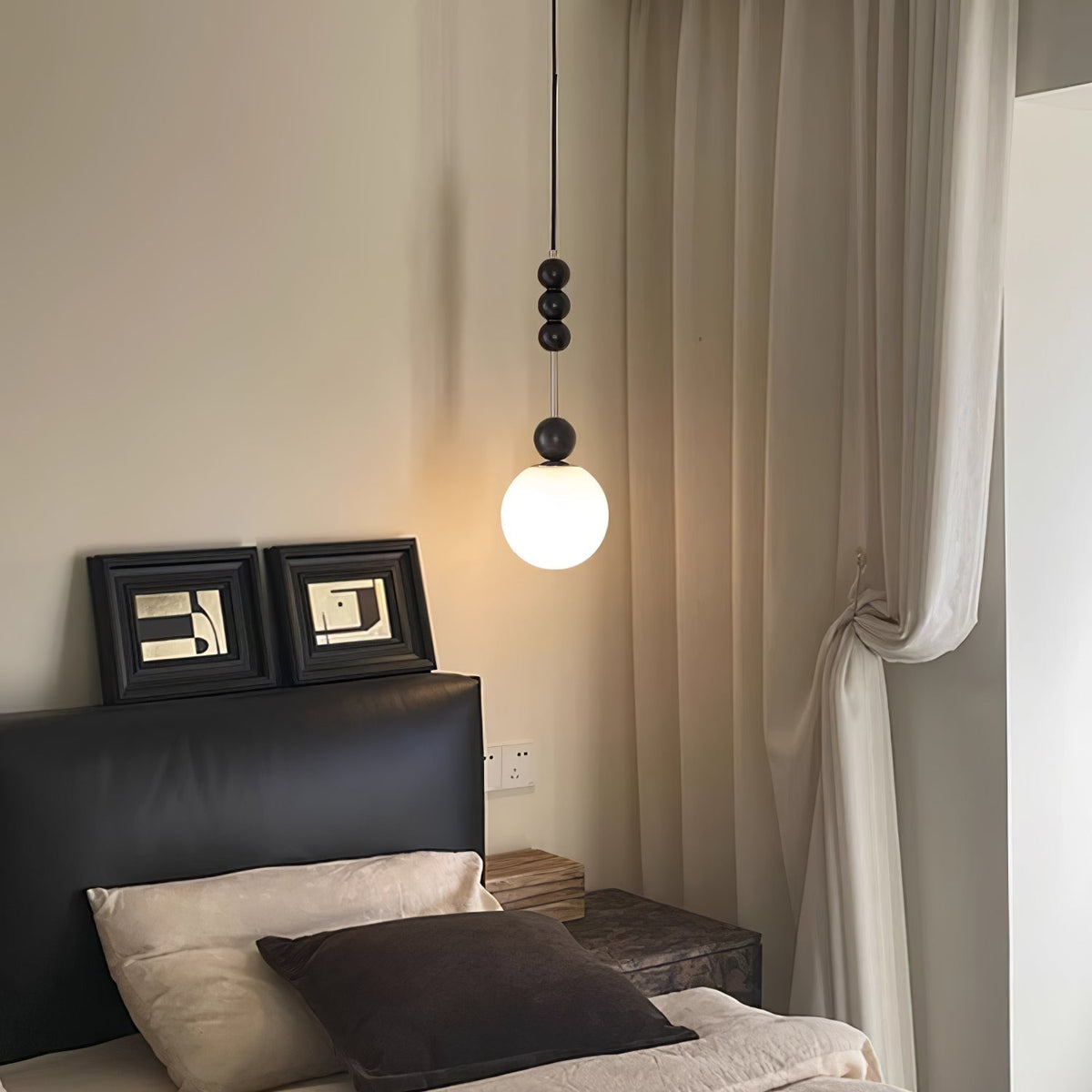 Miraleth Minimalist Wood Pendant Lamp
