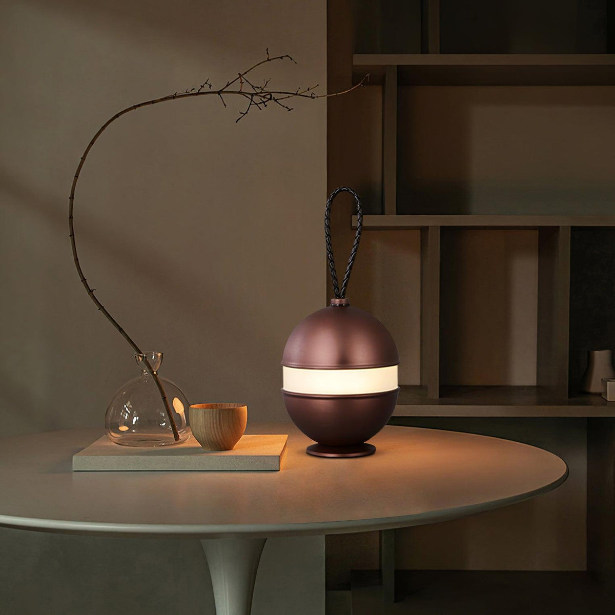 Orbitem Gold Aluminum Table Lamp