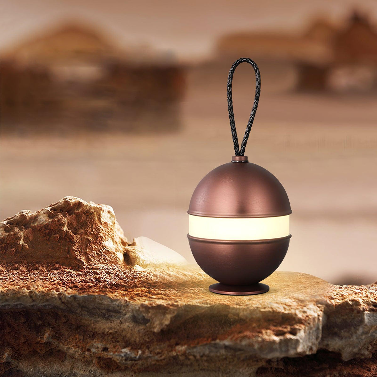 Orbitem Gold Aluminum Table Lamp