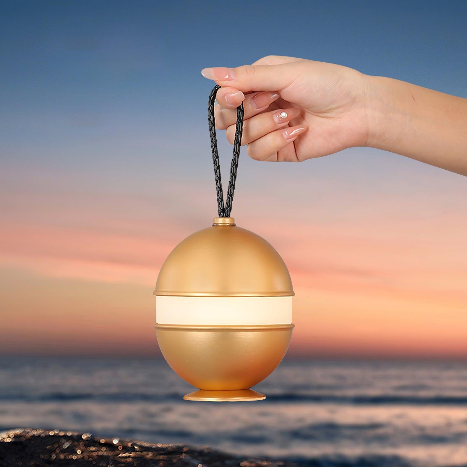 Orbitem Gold Aluminum Table Lamp