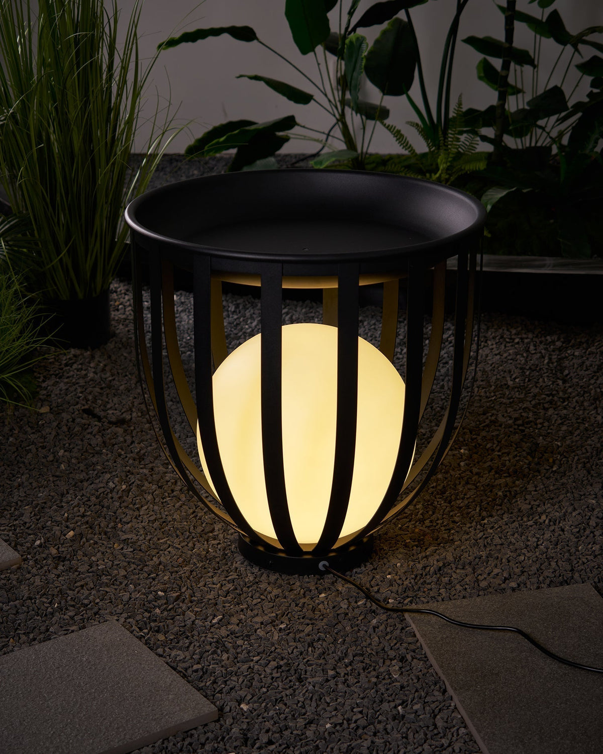 Tera Steel Acrylic Floor Lamp