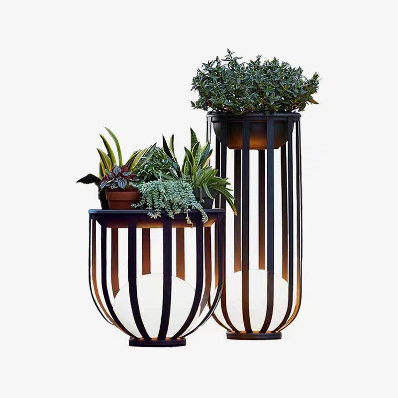 Tera Steel Acrylic Floor Lamp