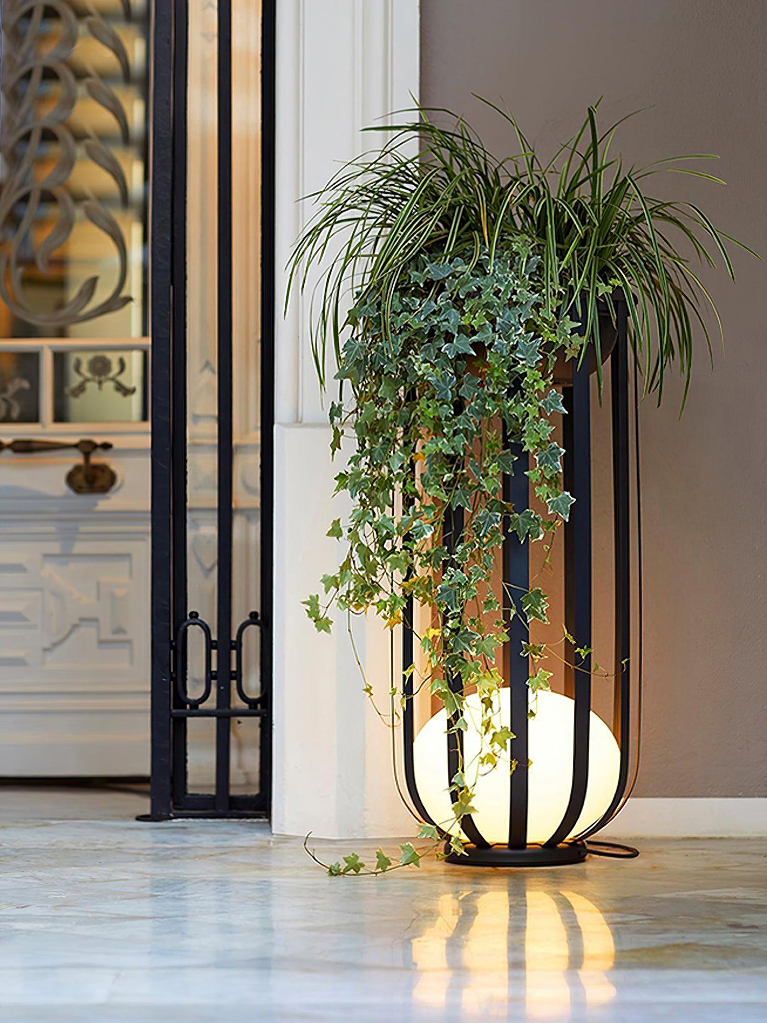 Tera Steel Acrylic Floor Lamp