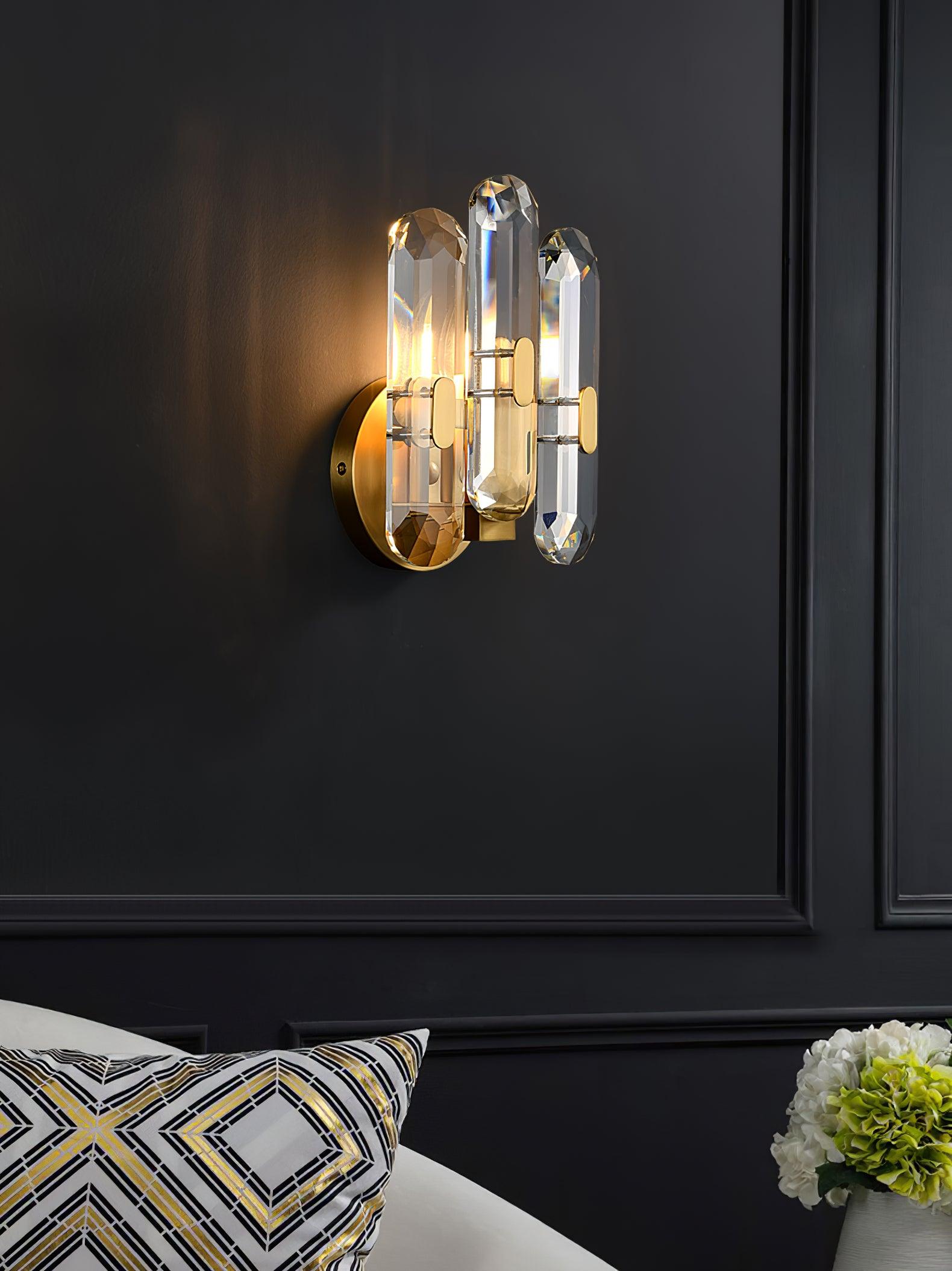 Kristy Postmodern Luxury Crystal Sconce Wall Lamp - Neutral Decor