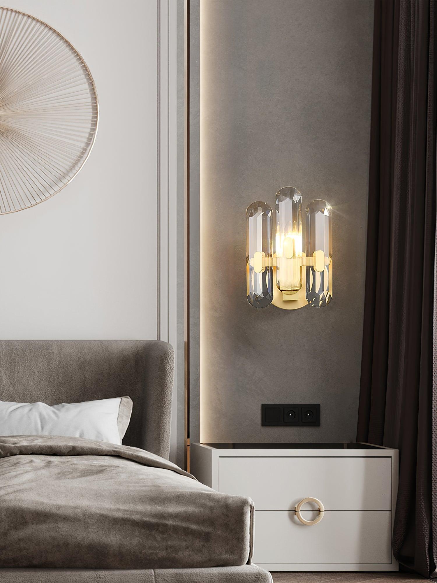 Kristy Postmodern Luxury Crystal Sconce Wall Lamp - Neutral Decor