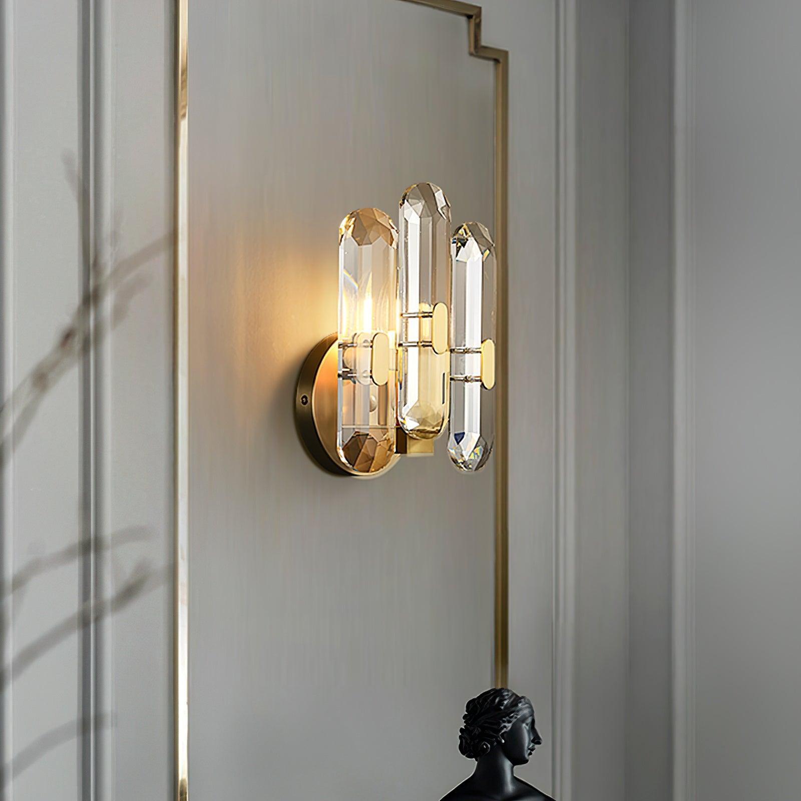 Kristy Postmodern Luxury Crystal Sconce Wall Lamp - Neutral Decor