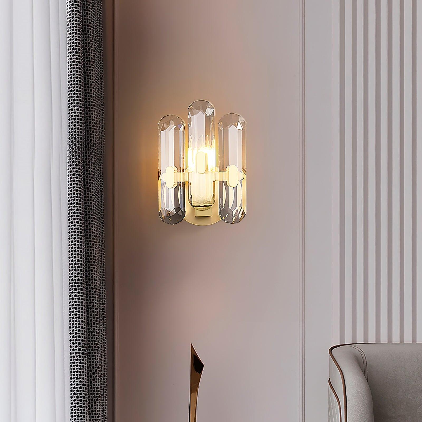 Kristy Postmodern Luxury Crystal Sconce Wall Lamp - Neutral Decor
