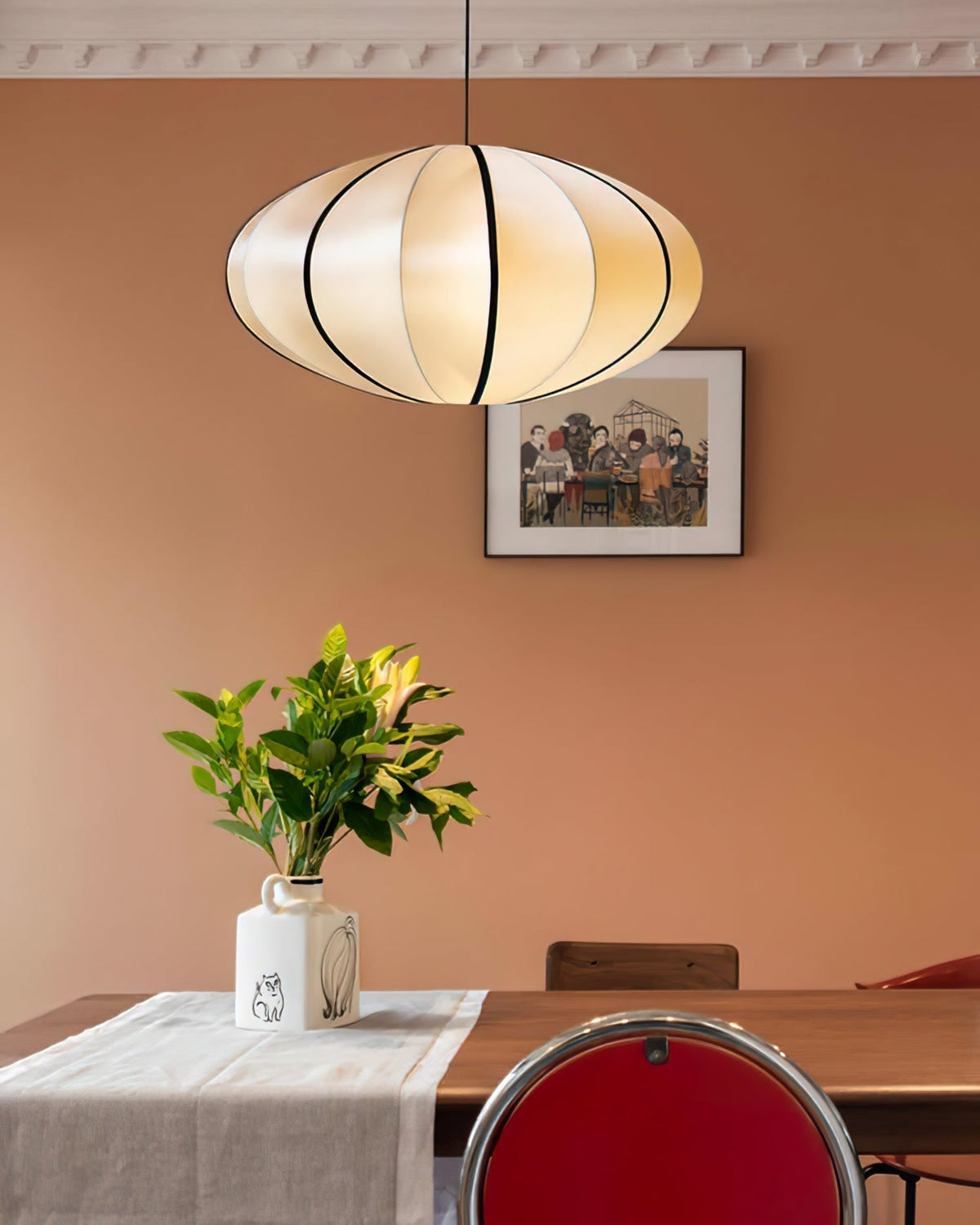 Lineriella Modern Fabric Pendant Lamp
