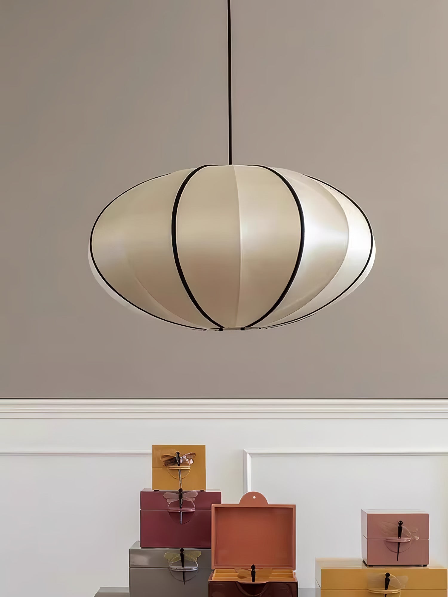 Lineriella Modern Fabric Pendant Lamp