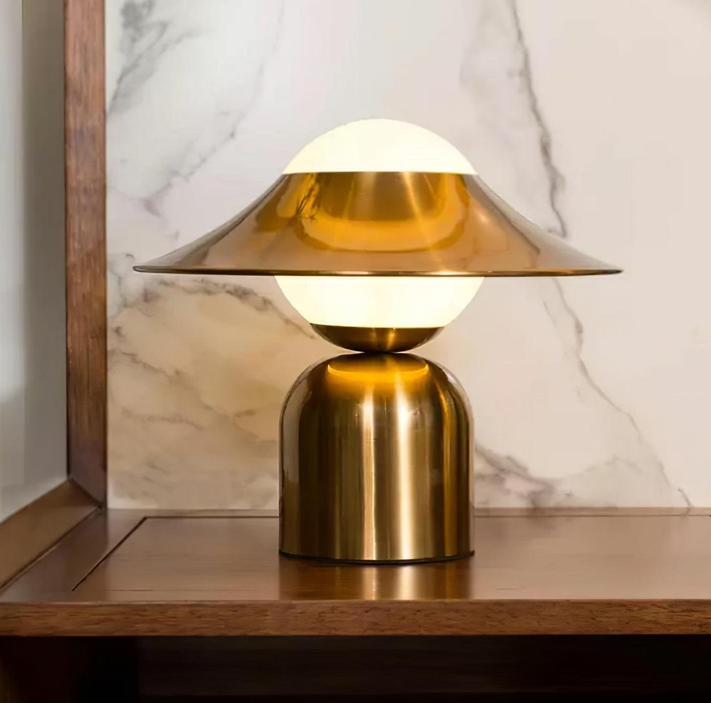 Italon Luxe Brass Desk Lamp