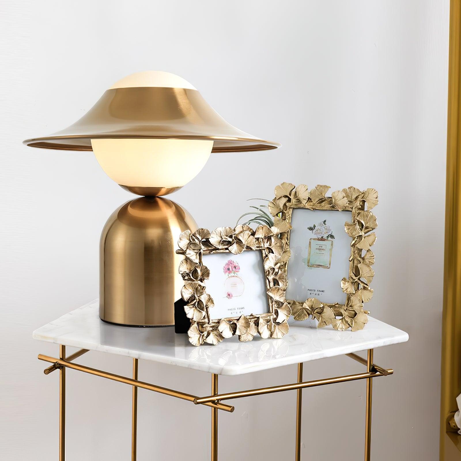 Italon Luxe Brass Desk Lamp