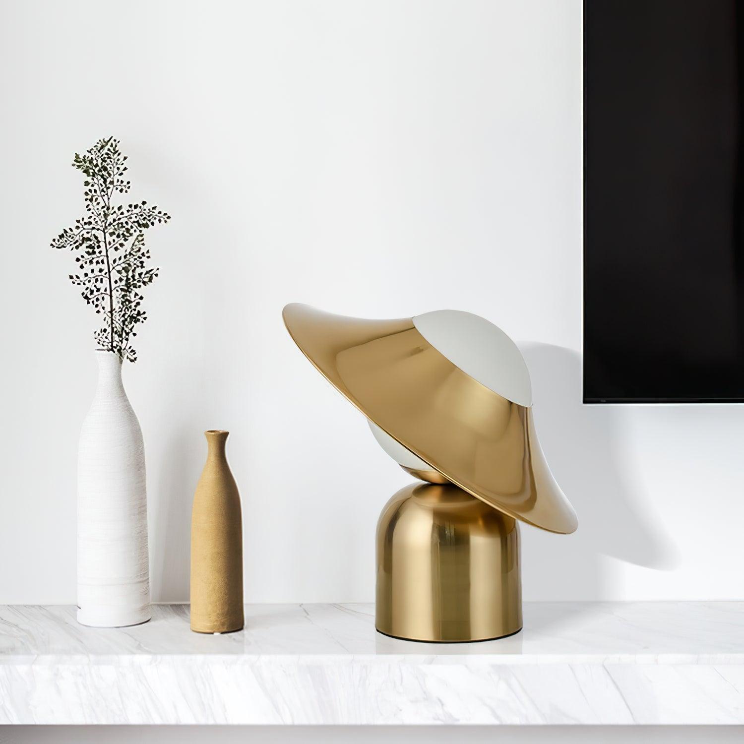 Italon Luxe Brass Desk Lamp