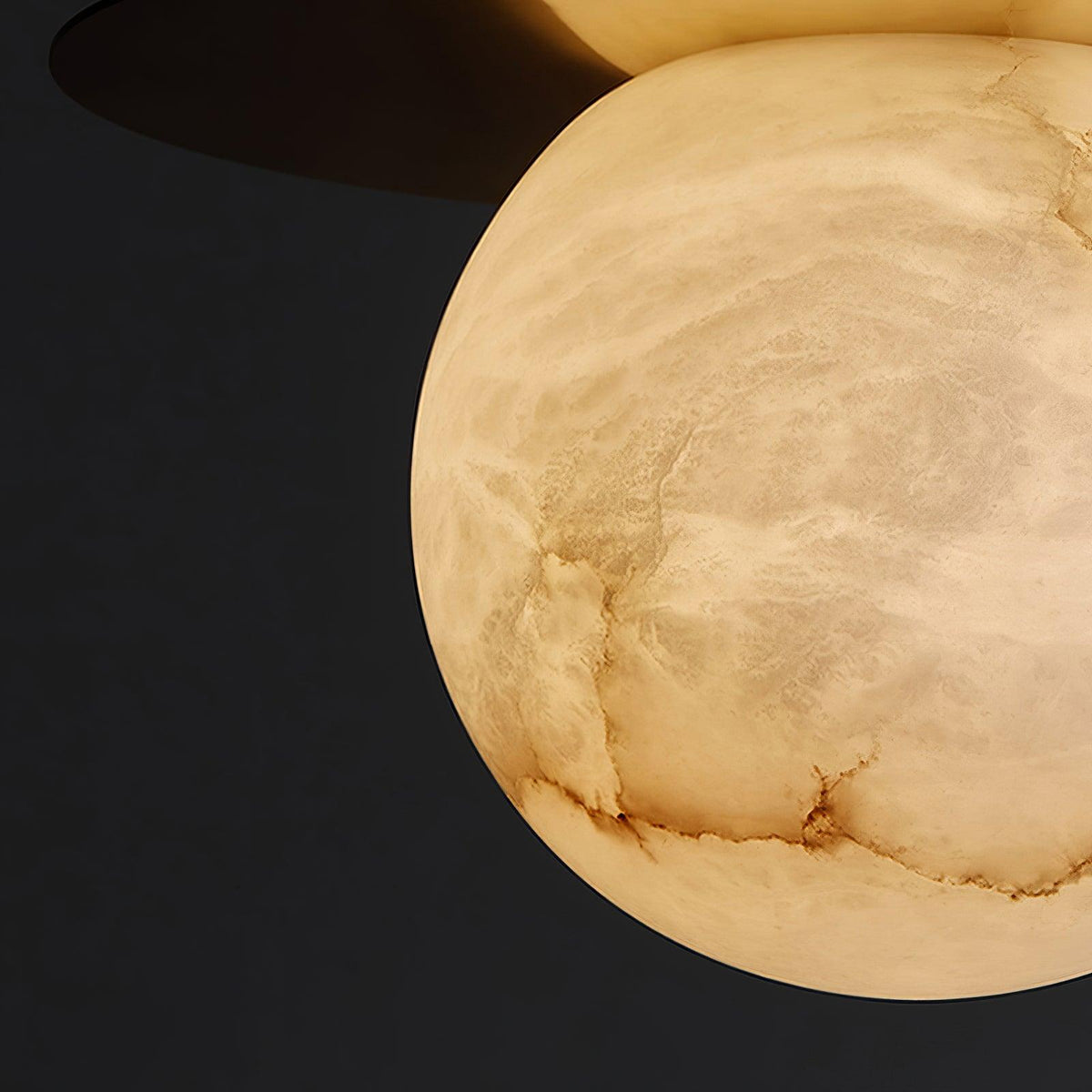 Velar Sphere Alabaster Pendant Light