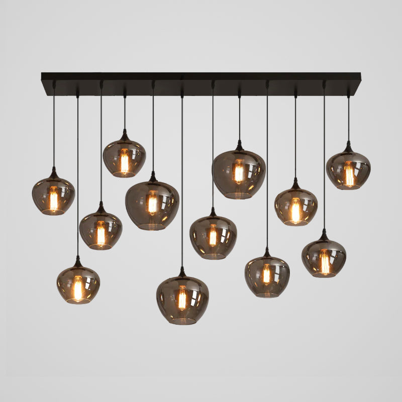 Talis Glass Industrial Chic Pendant Light