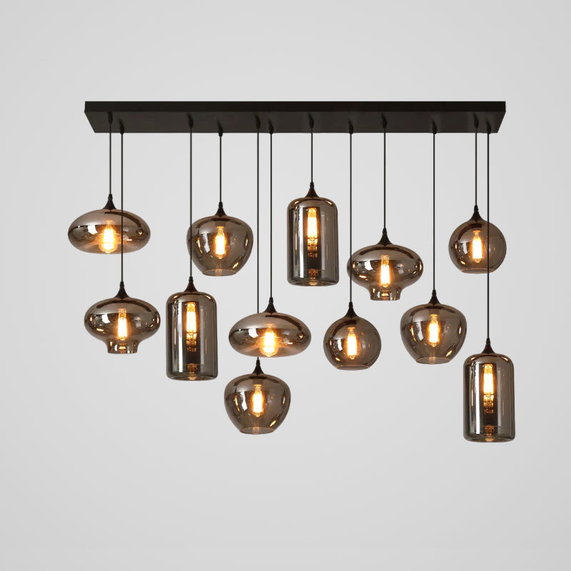 Talis Glass Industrial Chic Pendant Light