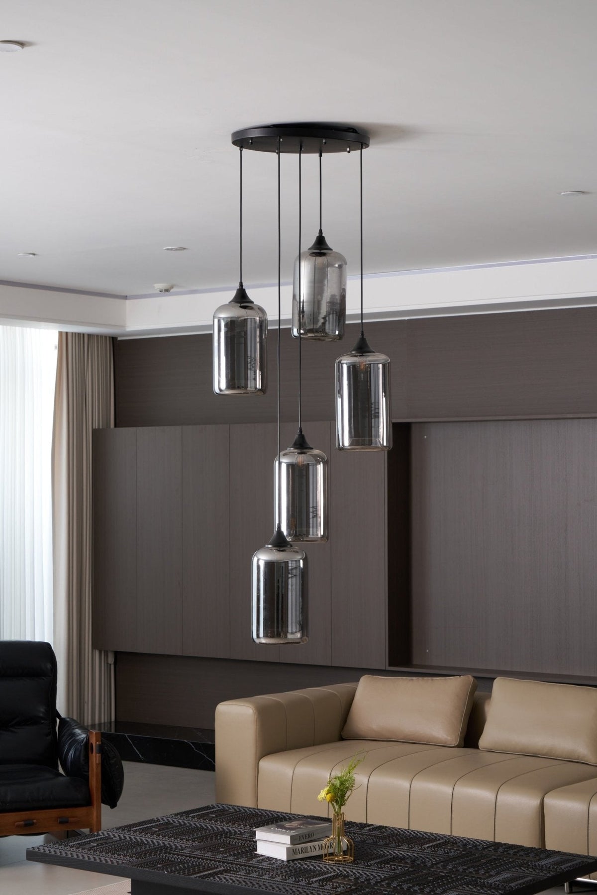 Talis Glass Industrial Chic Pendant Light