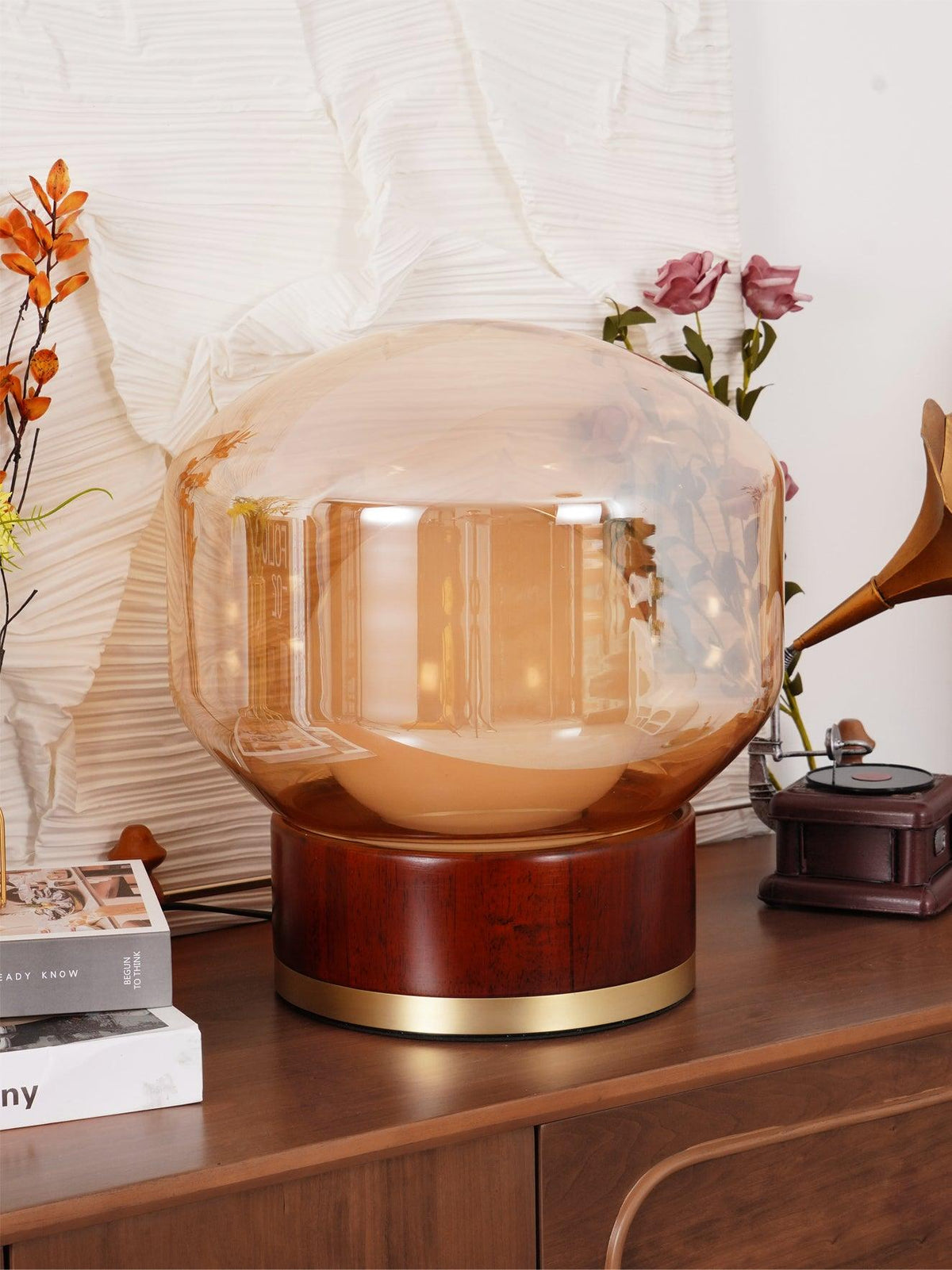 Brinox Wood Artistic Table lamp
