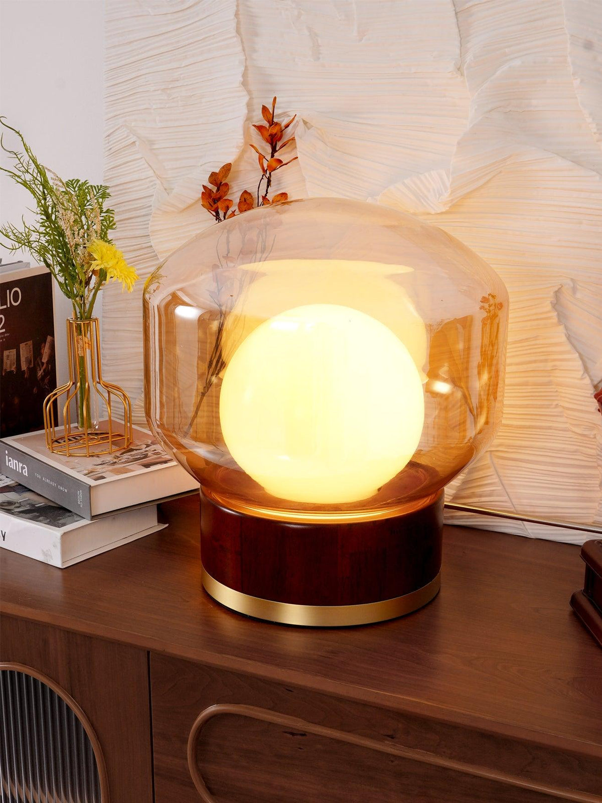 Brinox Wood Artistic Table lamp