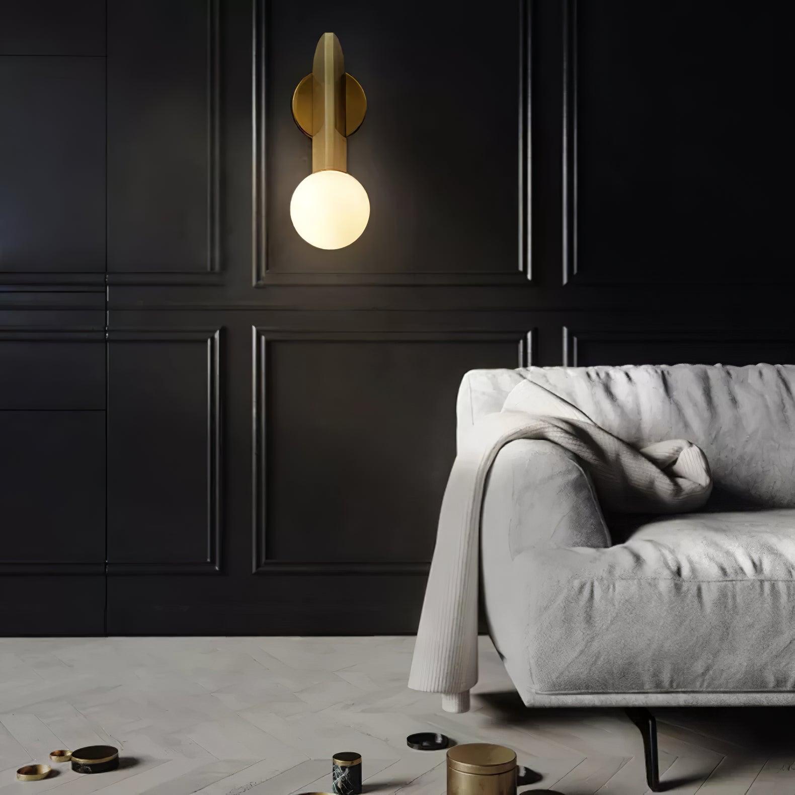 Liorarelle Wall Lamp Glass Globe Sculptural
