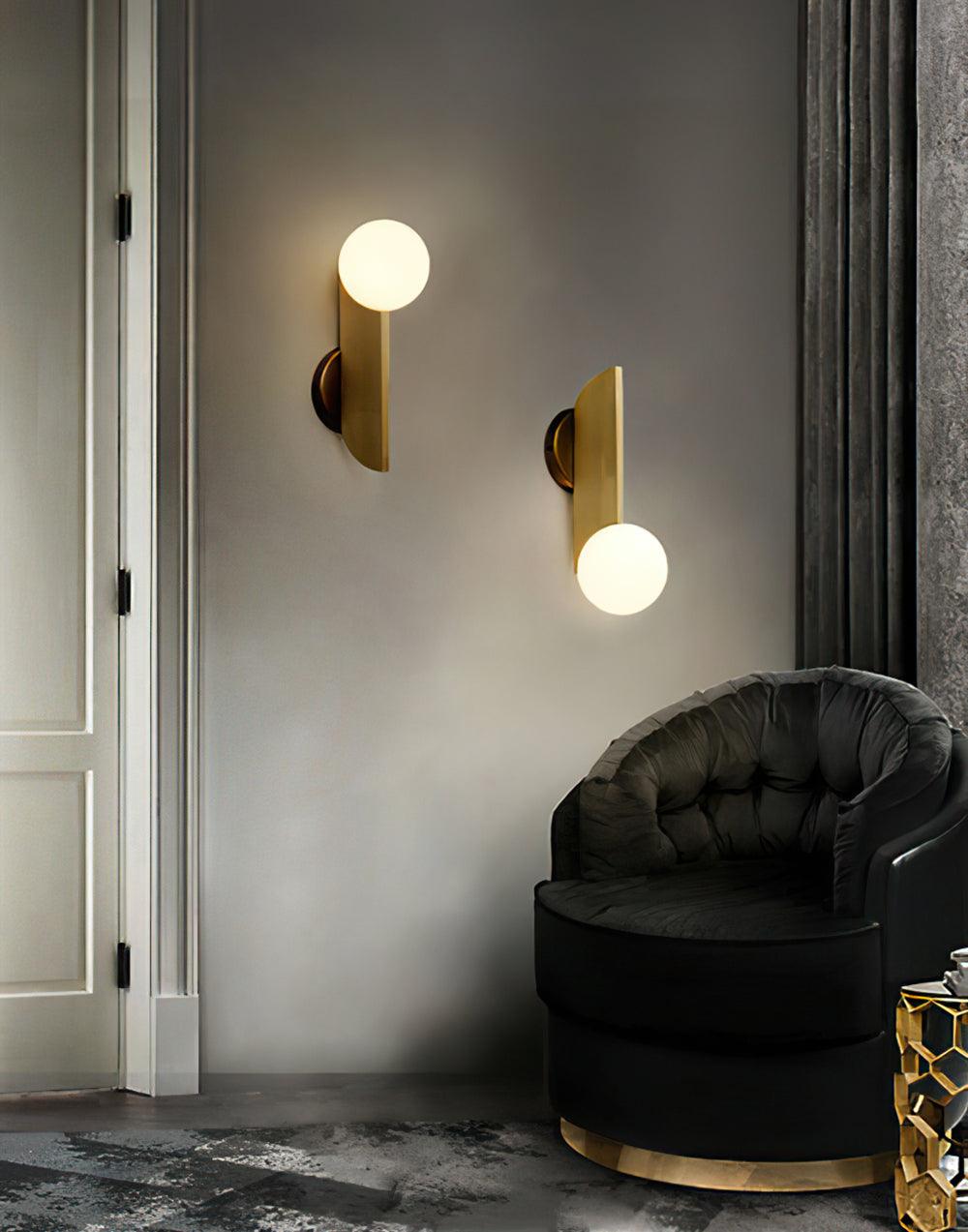 Liorarelle Wall Lamp Glass Globe Sculptural