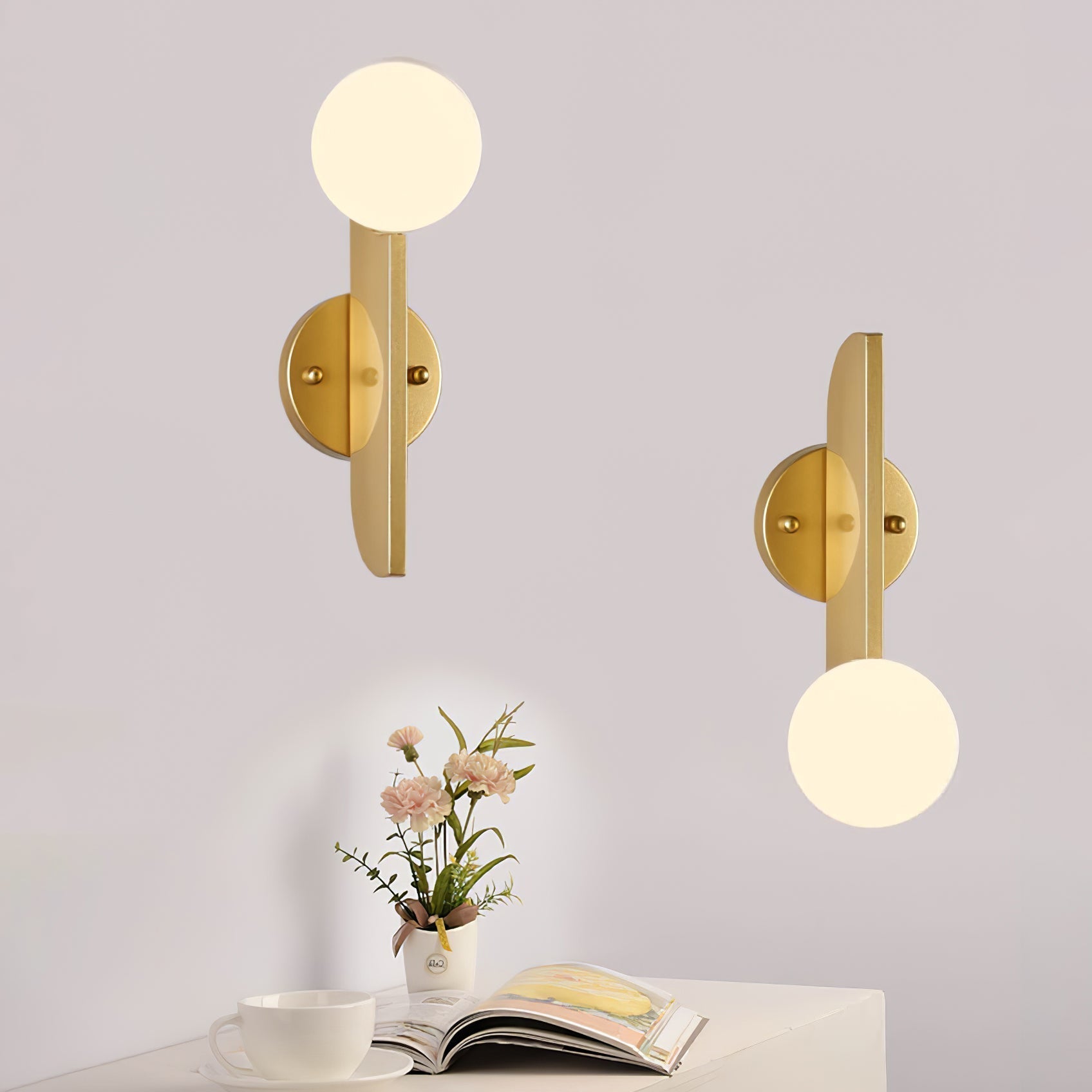 Liorarelle Wall Lamp Glass Globe Sculptural
