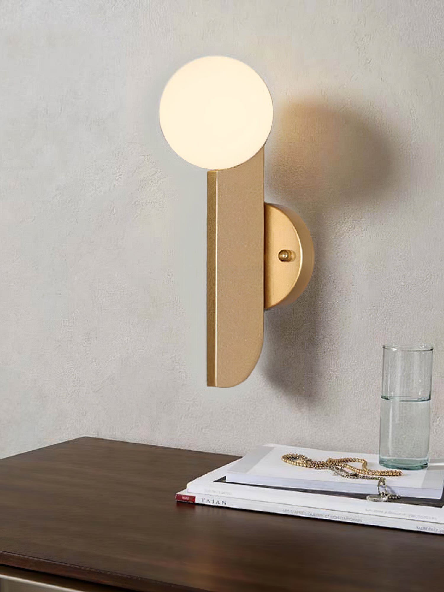 Liorarelle Wall Lamp Glass Globe Sculptural