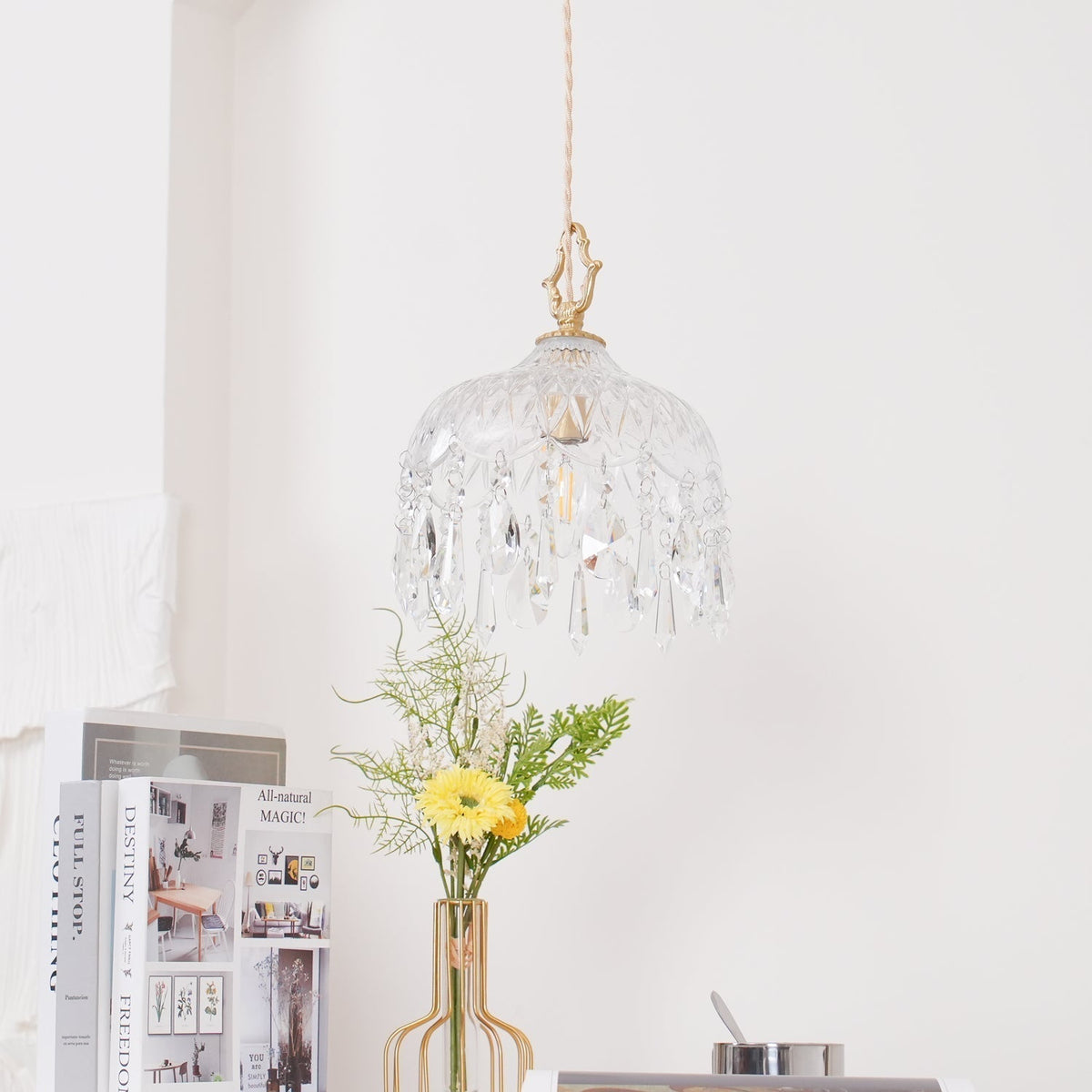 Moka Crystal Vintage Pendant Lamp