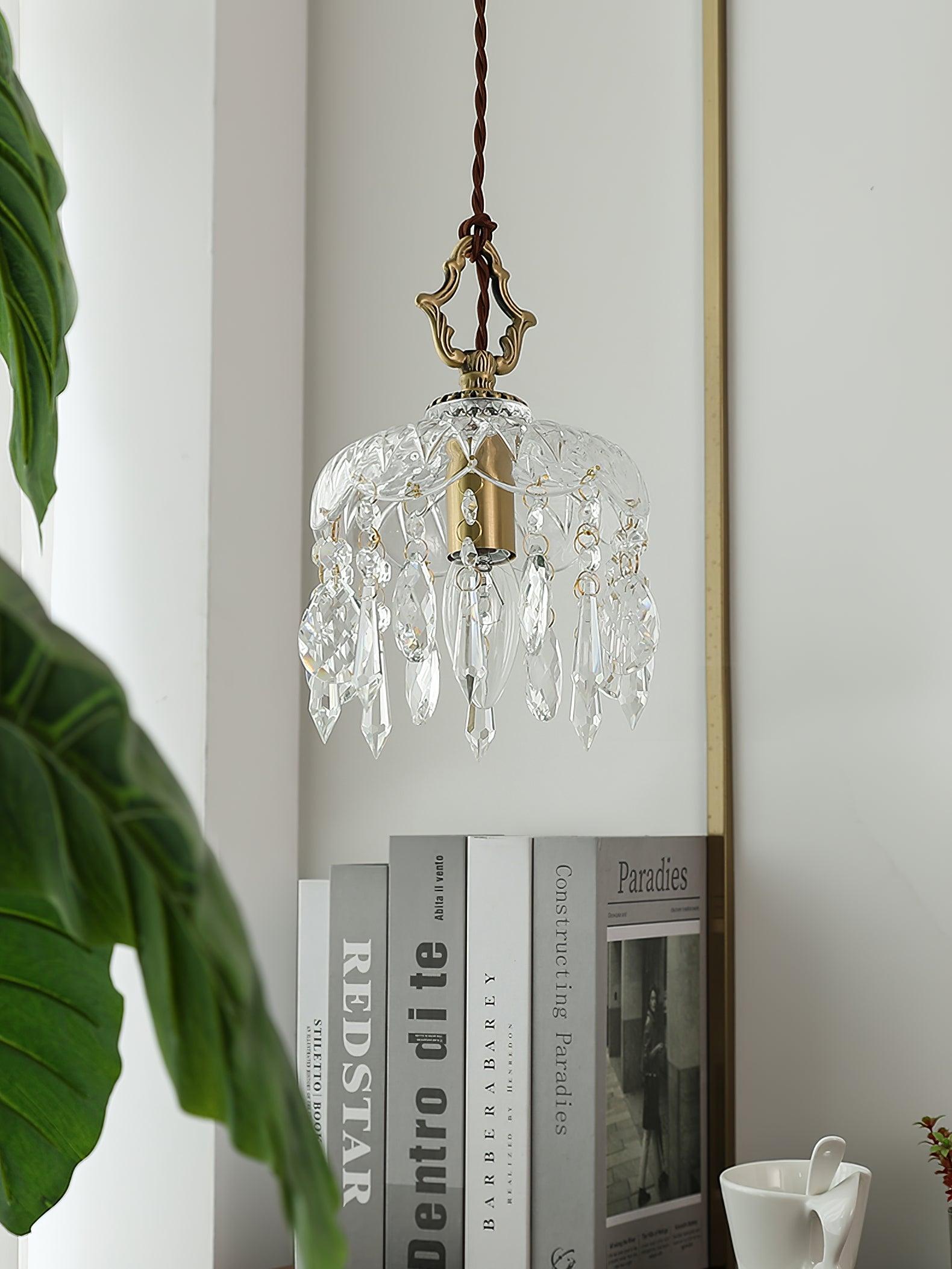Elyran Crystal Vintage Pendant Lamp - Neutral Decor