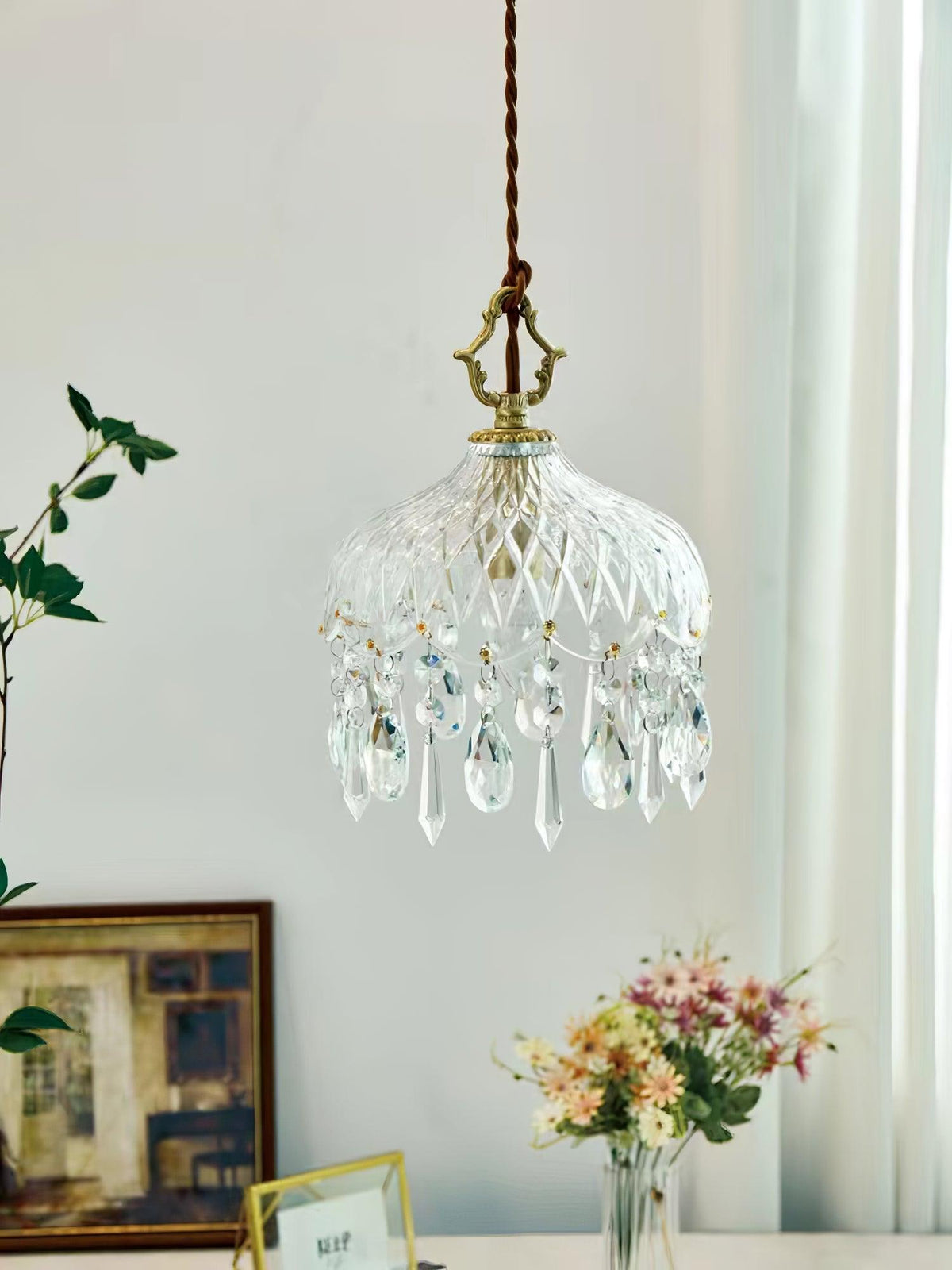 Moka Crystal Vintage Pendant Lamp