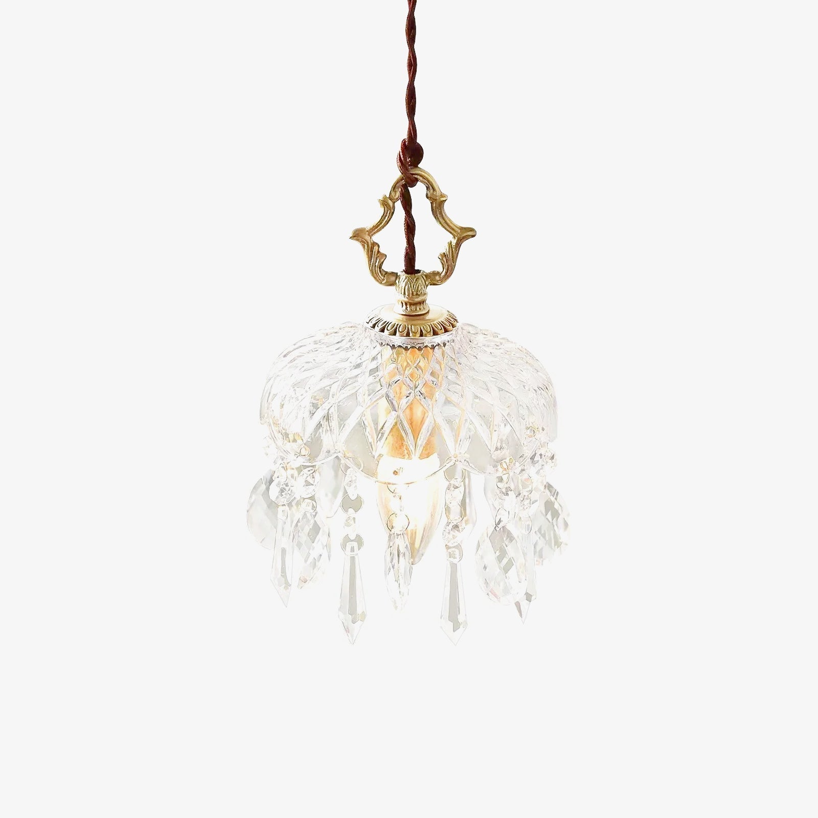 Elyran Crystal Vintage Pendant Lamp - Neutral Decor