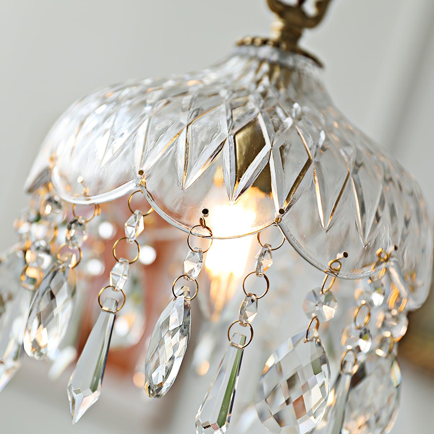 Elyran Crystal Vintage Pendant Lamp - Neutral Decor