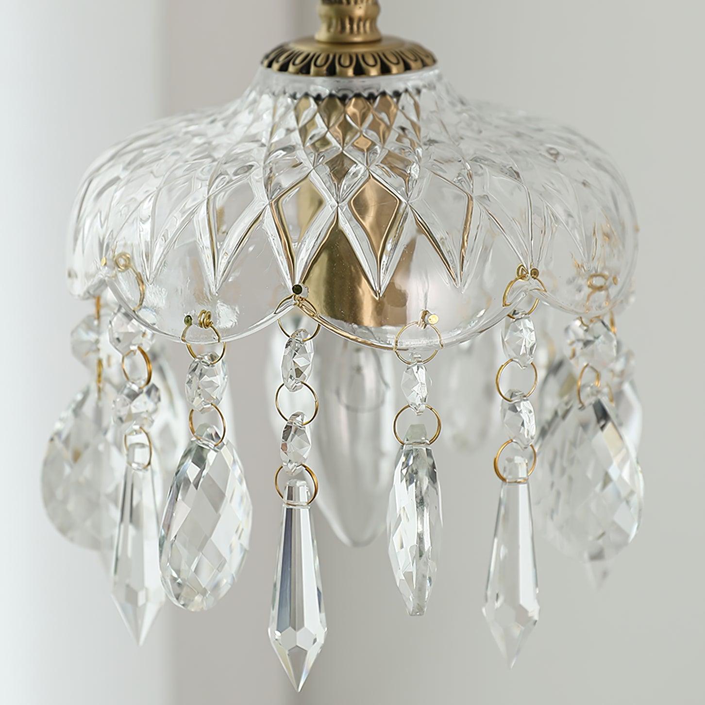 Elyran Crystal Vintage Pendant Lamp - Neutral Decor