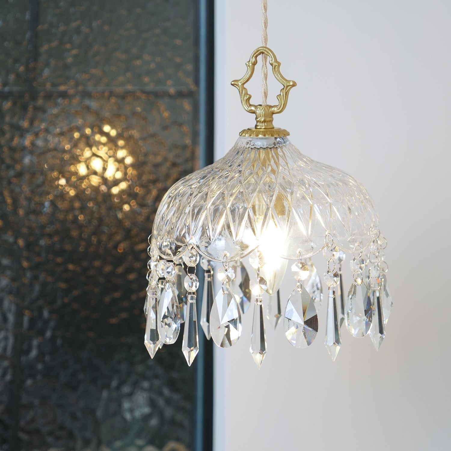 Elyran Crystal Vintage Pendant Lamp - Neutral Decor