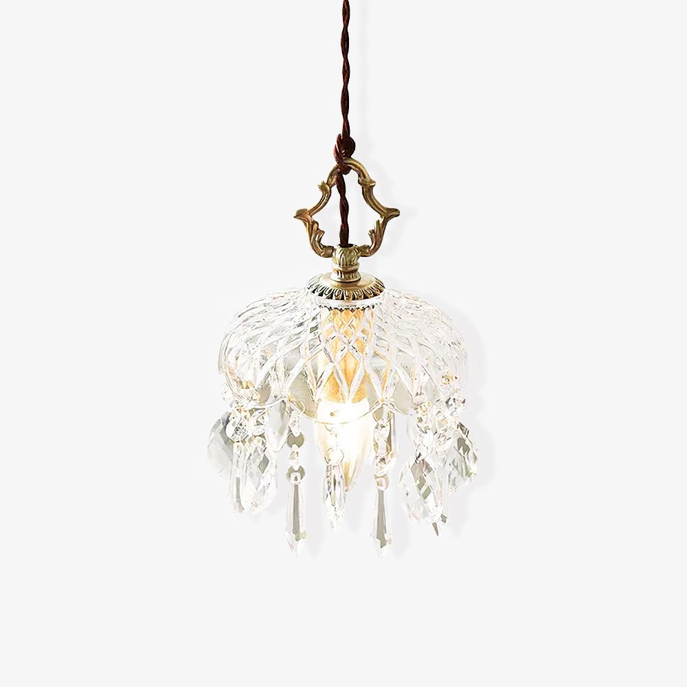 Elyran Crystal Vintage Pendant Lamp - Neutral Decor