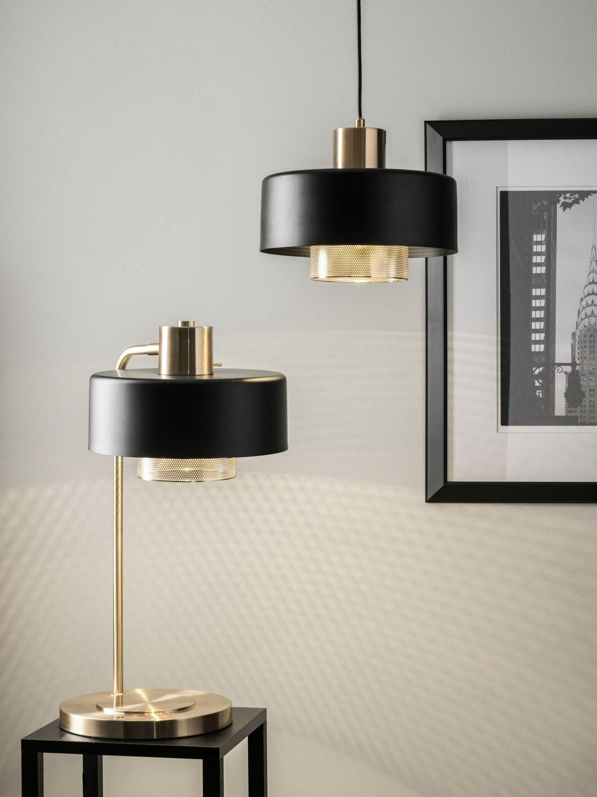 Bronze Contemporary Table Lamp