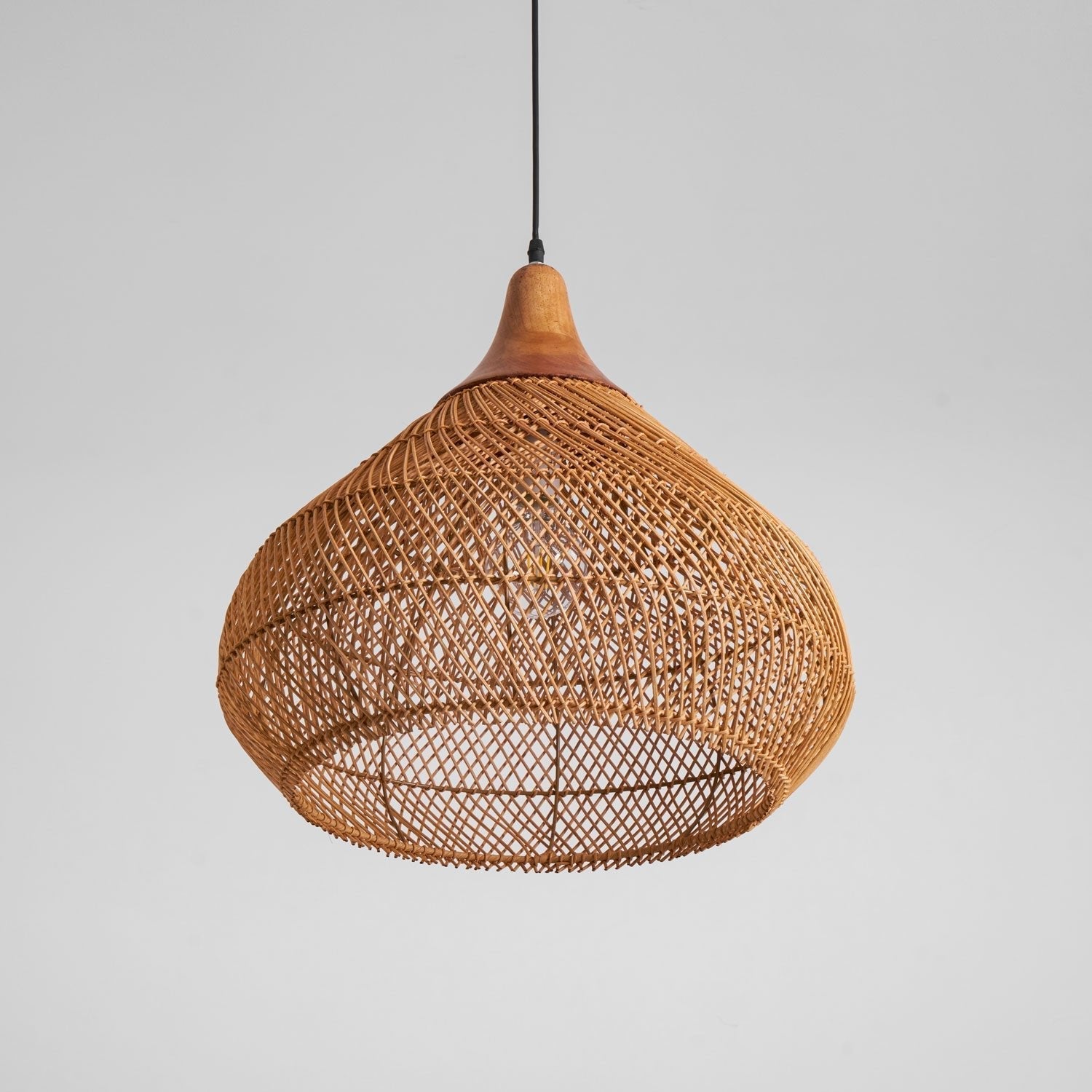 Clairstone Rattan Pendant Light