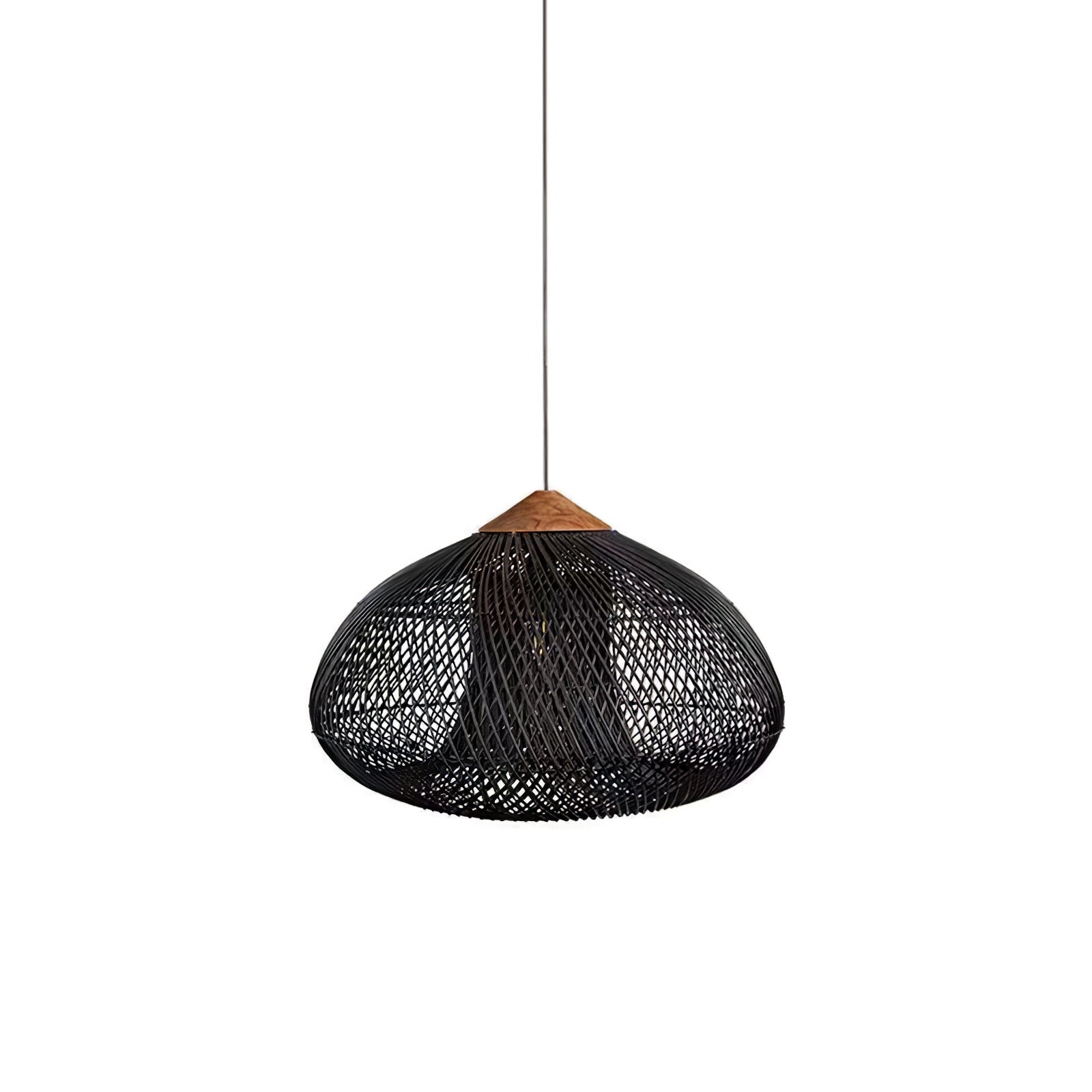 Melina Braided Rattan Pendant Light