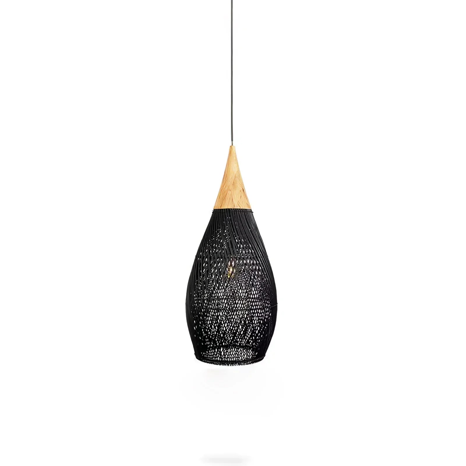 Melina Braided Rattan Pendant Light