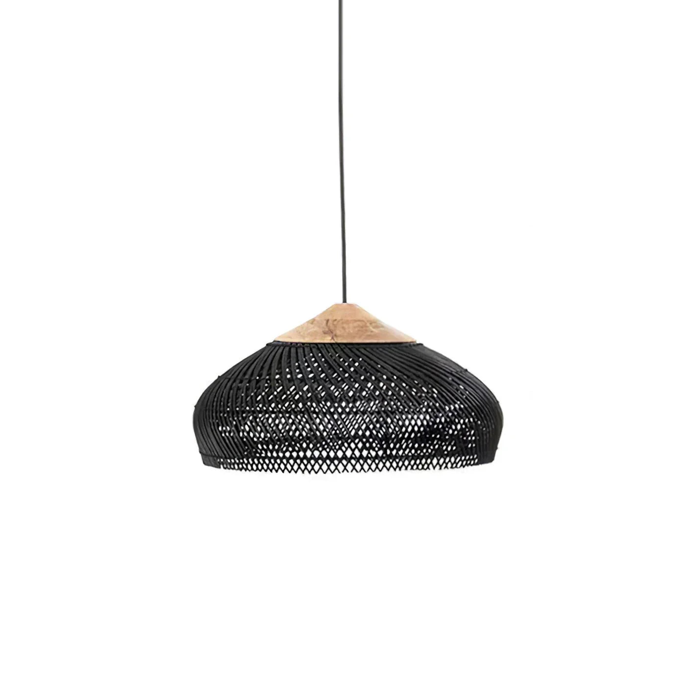 Melina Braided Rattan Pendant Light