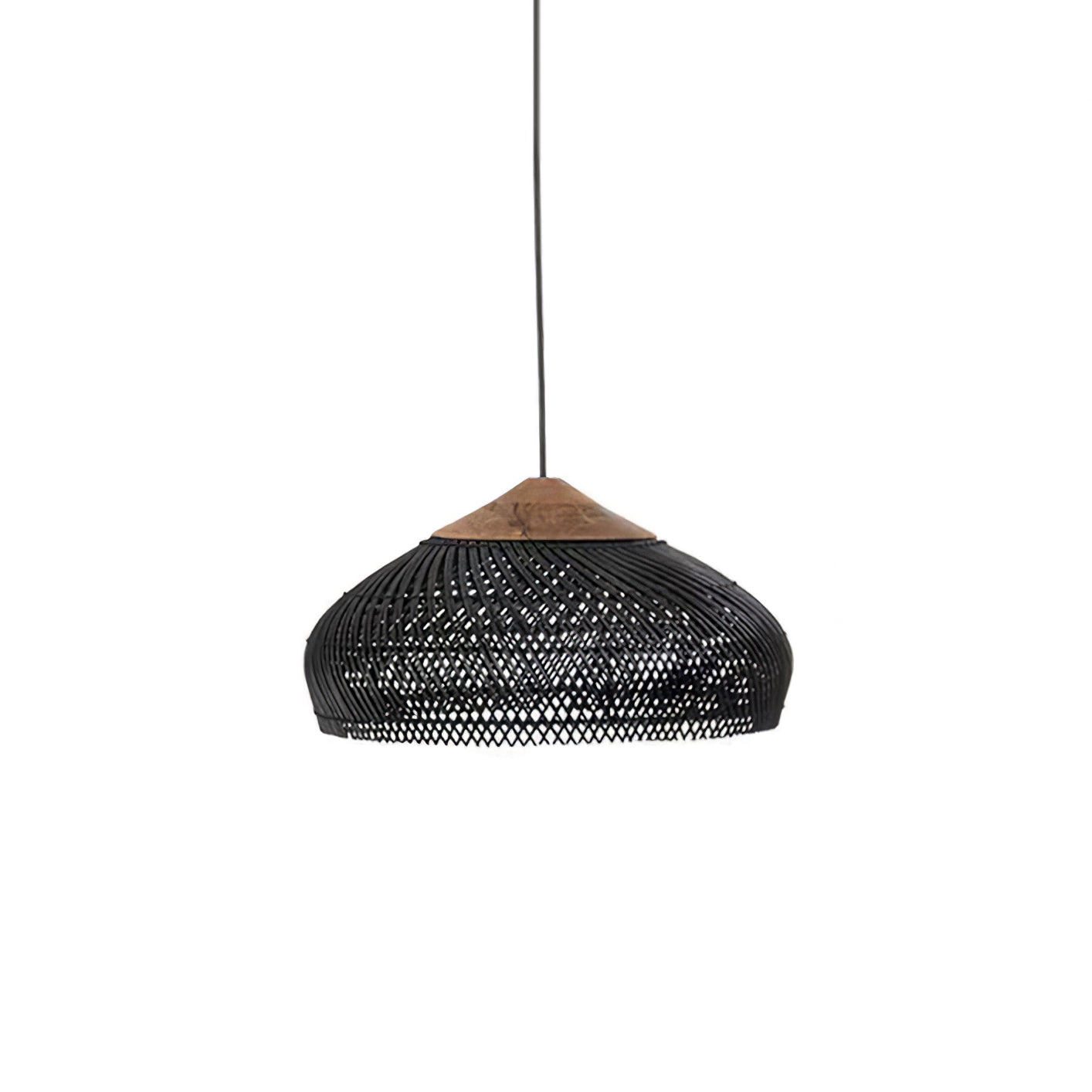 Canirora Pendant Lamp Rattan Swag Woven