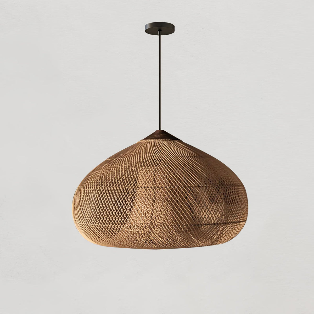 Melina Braided Rattan Pendant Light