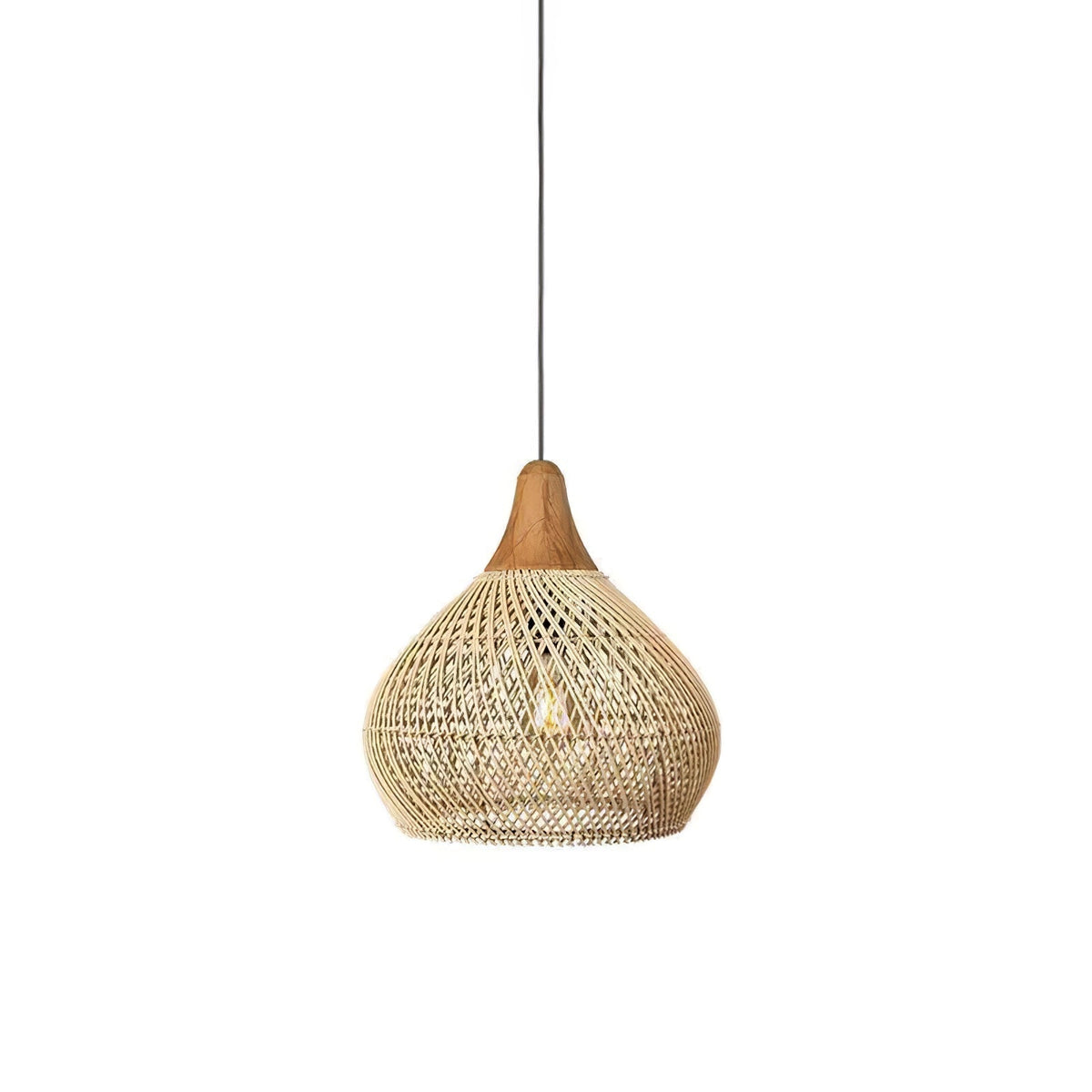 Clairstone Rattan Pendant Light