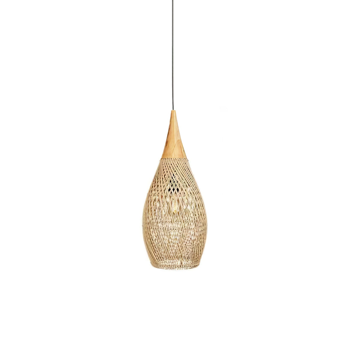Clairstone Rattan Pendant Light