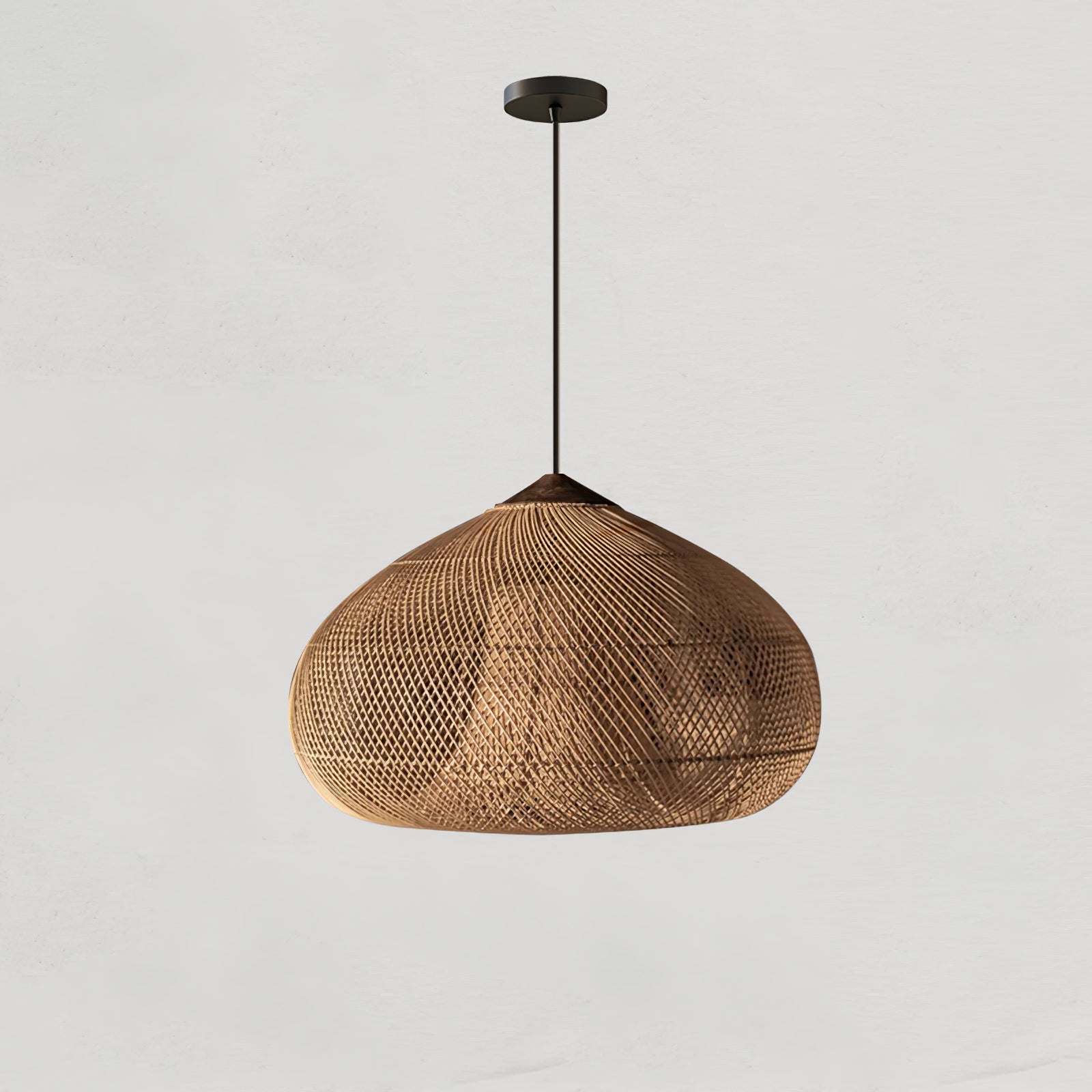 Melina Braided Rattan Pendant Light