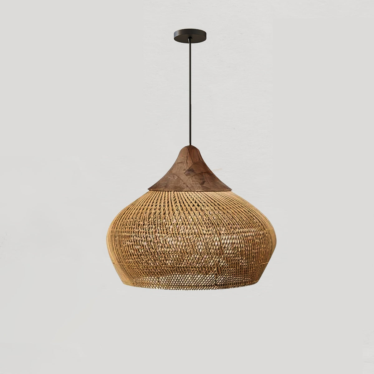 Clairstone Rattan Pendant Light