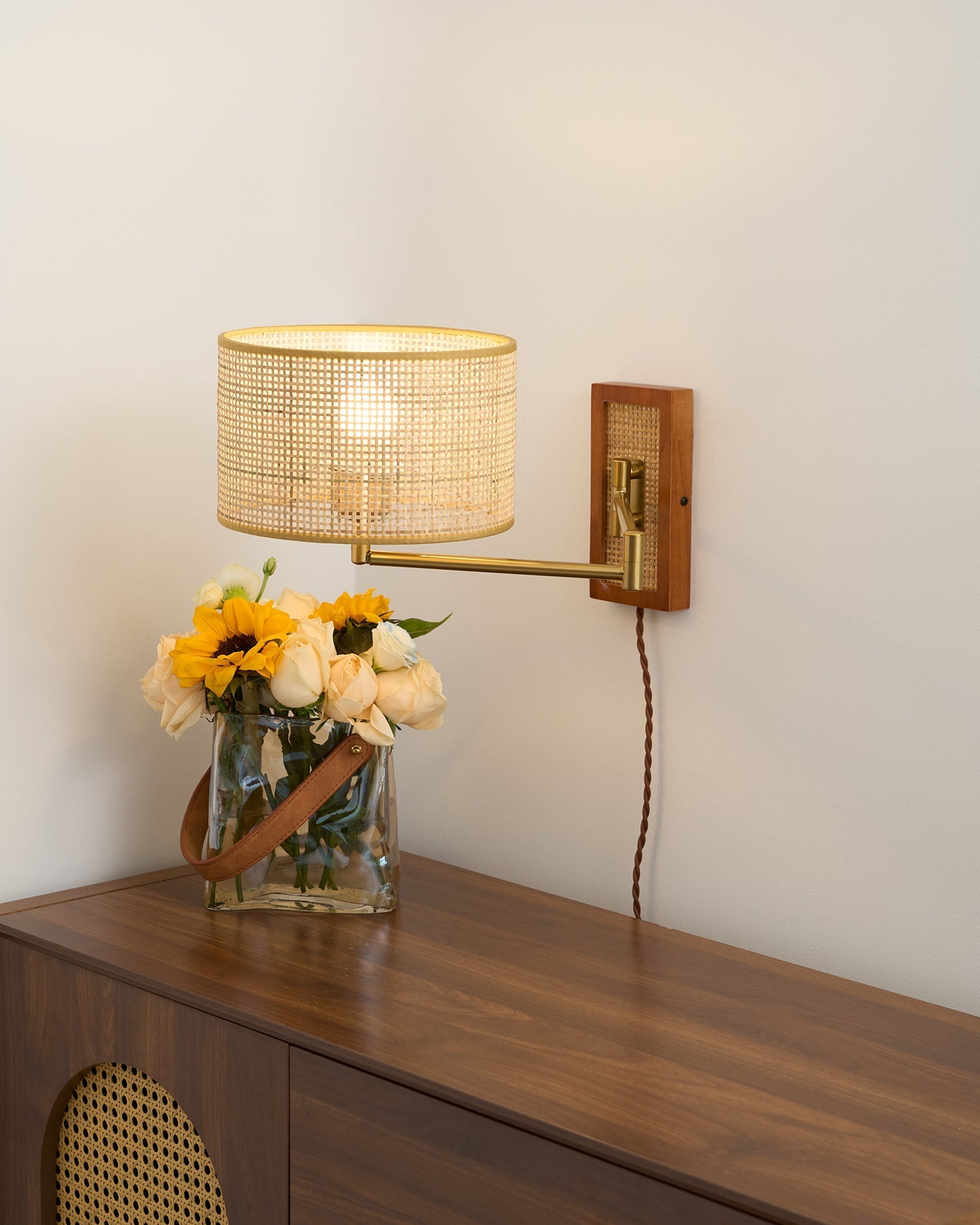 Rivaro Swing Arm Wall Lamp - Neutral Decor