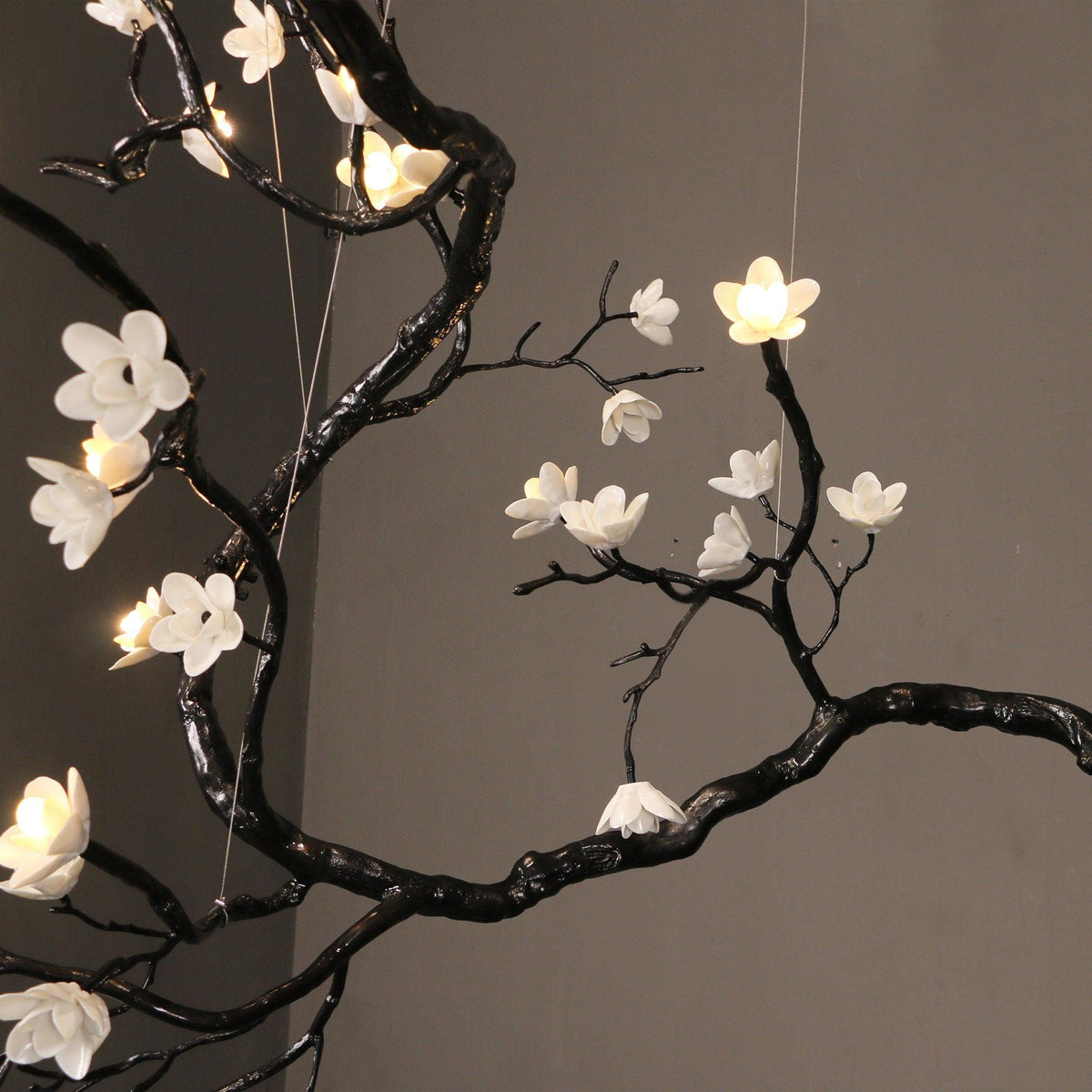 Hilten Chandelier Branch Floral Organic