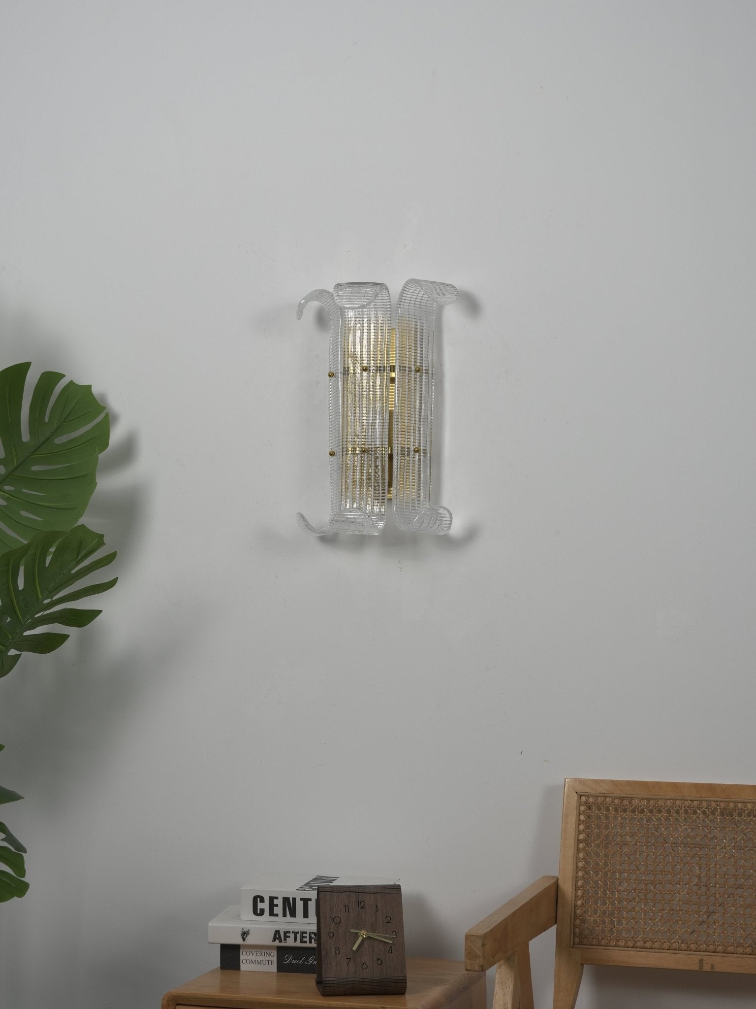 Dara Luxurious Champagne Glass Brasher Wall Lamp