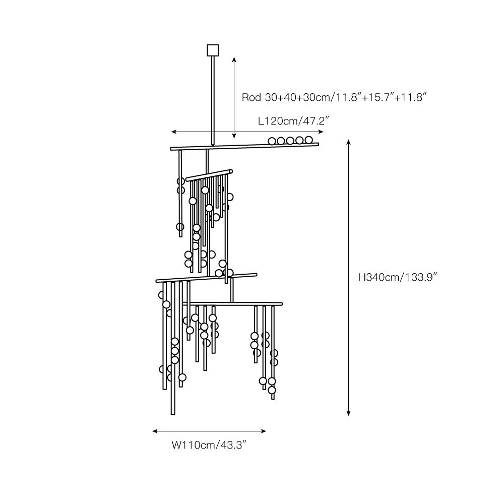 Rivoian Chandelier