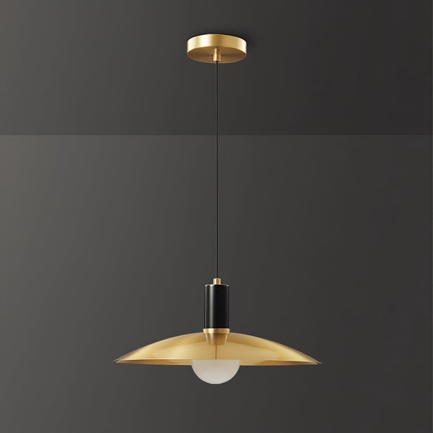 Thalora Brass & Glass Classic Pendant Lamp